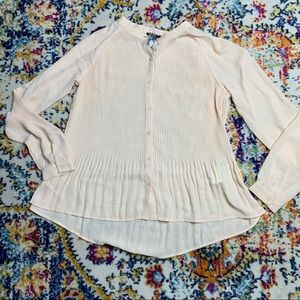 Forever 21 women pleated  blouse/S